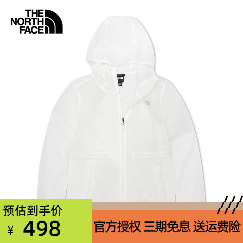 TheNorthFace北面防晒衣女夏季防紫外线UPF50+户外轻薄皮肤衣外套