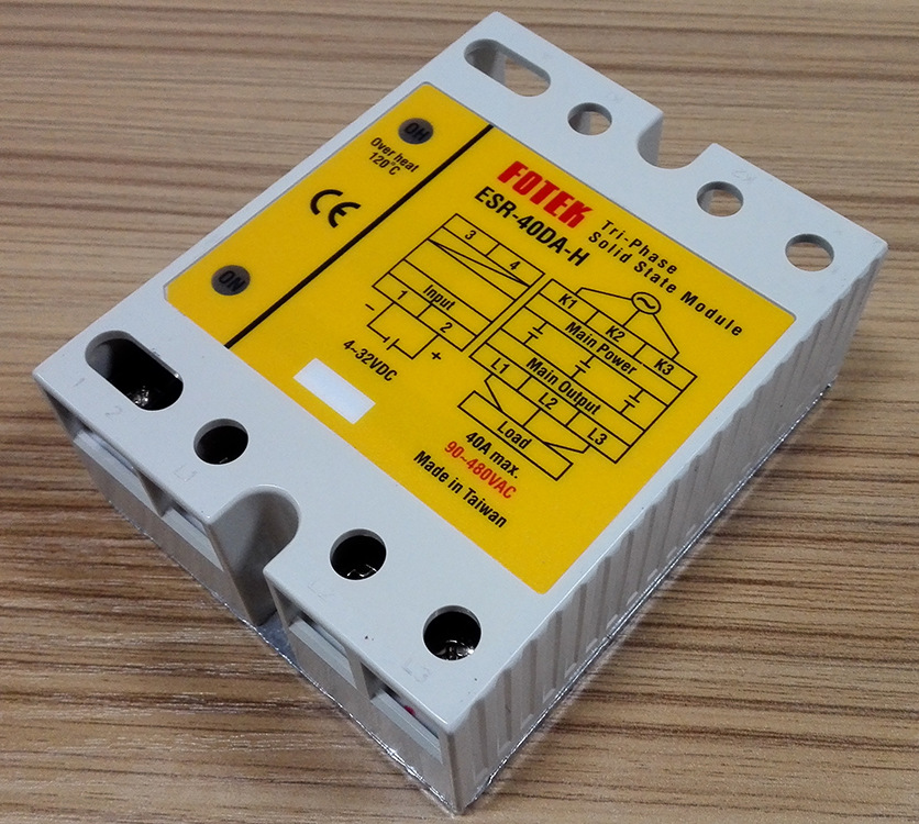 阳明ESR高功率三相固态模组ESR-40DA ESR-40DA-H 输出额定电流40A