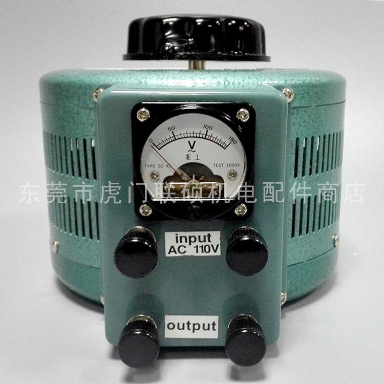 自耦变压器 单相交流变压器 台湾大益兴 AC110V 10A 可调0-150V