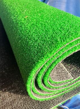 仿真门球场草皮果岭草高尔夫假草皮户外操场人造地毯草坪绿色草垫