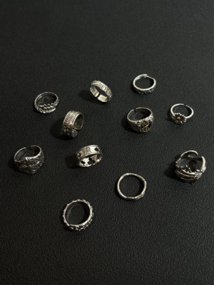 「现货合集」小心袖口 Vintage中古原创戒指男女小众指环复古配饰