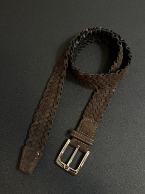 小心袖口 美式复古风腰带vintage中古废土风美拉德风简约日常皮带