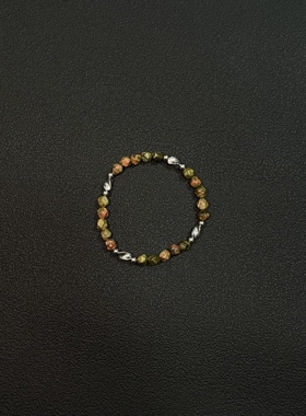 小心袖口 Vintage中古原创小众设计感手链男女日常通勤百搭手串