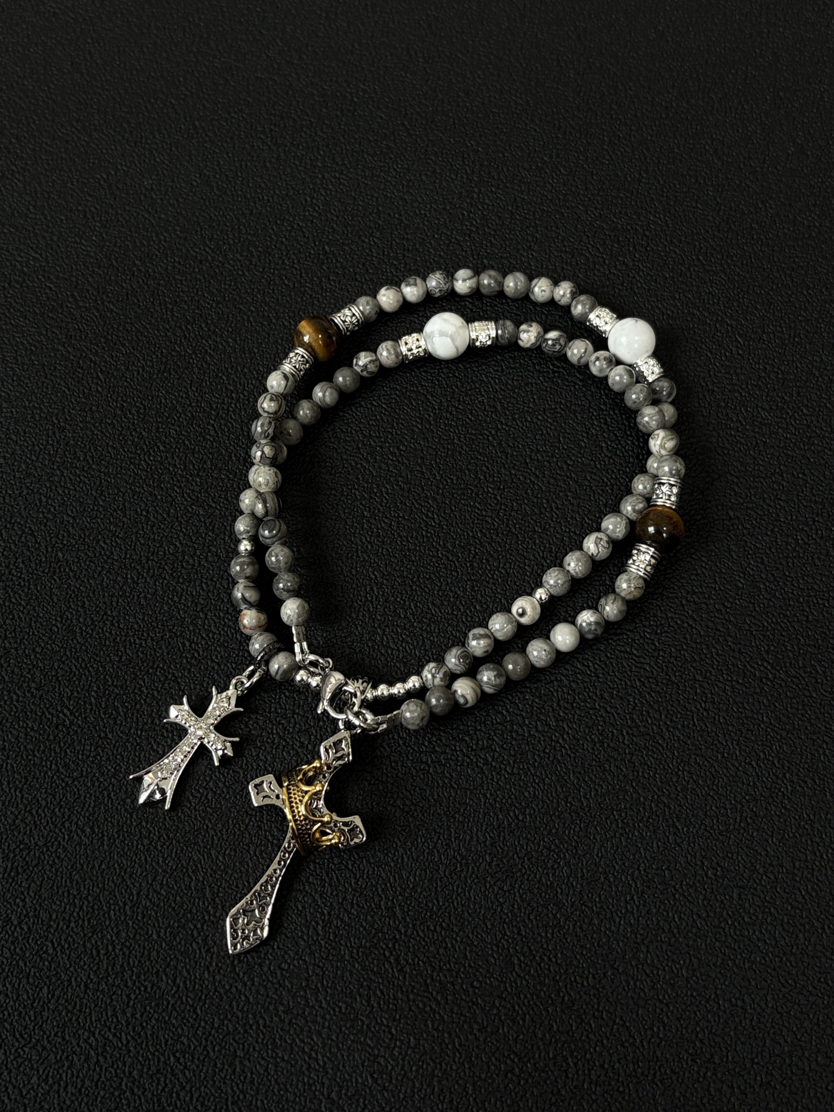 小心袖口 中式地图石十字架项链Vintage复古欧美男女高级锁骨链,饰品/流行首饰/时尚饰品新,项链,淘宝优惠券,粉丝福利购,淘宝优惠卷