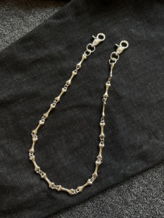 复古骨头裤 cleanfit美式 链电镀金属阿美咔叽简约配饰 口 小心袖