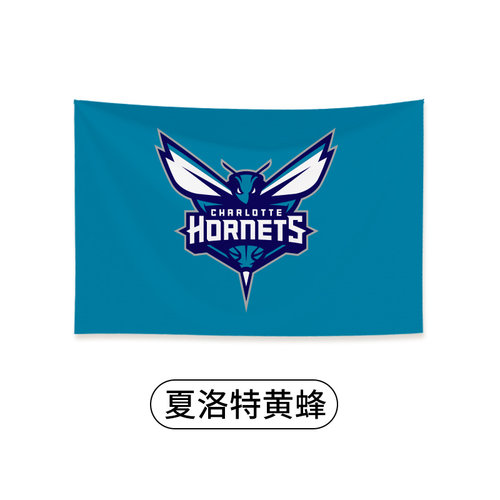 2025NBA黄蜂总冠军旗帜定制
