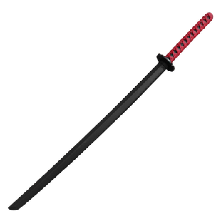 塑料居合道训练木刀日本武士剑道塑钢成人素振刀带鞘道具未开刃刀