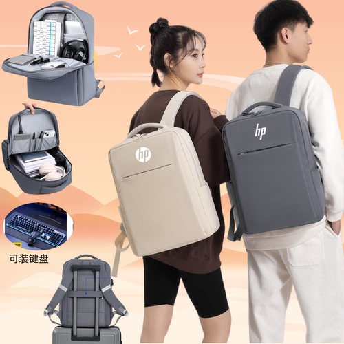 适用惠普星Bookpro16/14笔记本电脑包16英寸战66/99气囊双肩包14寸光影暗影精灵11/9/8pro防水背包16.1寸书包