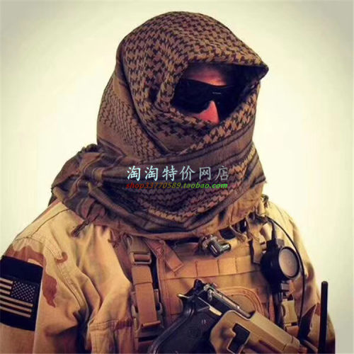 正品美国黑鹰方巾披肩巴基斯坦