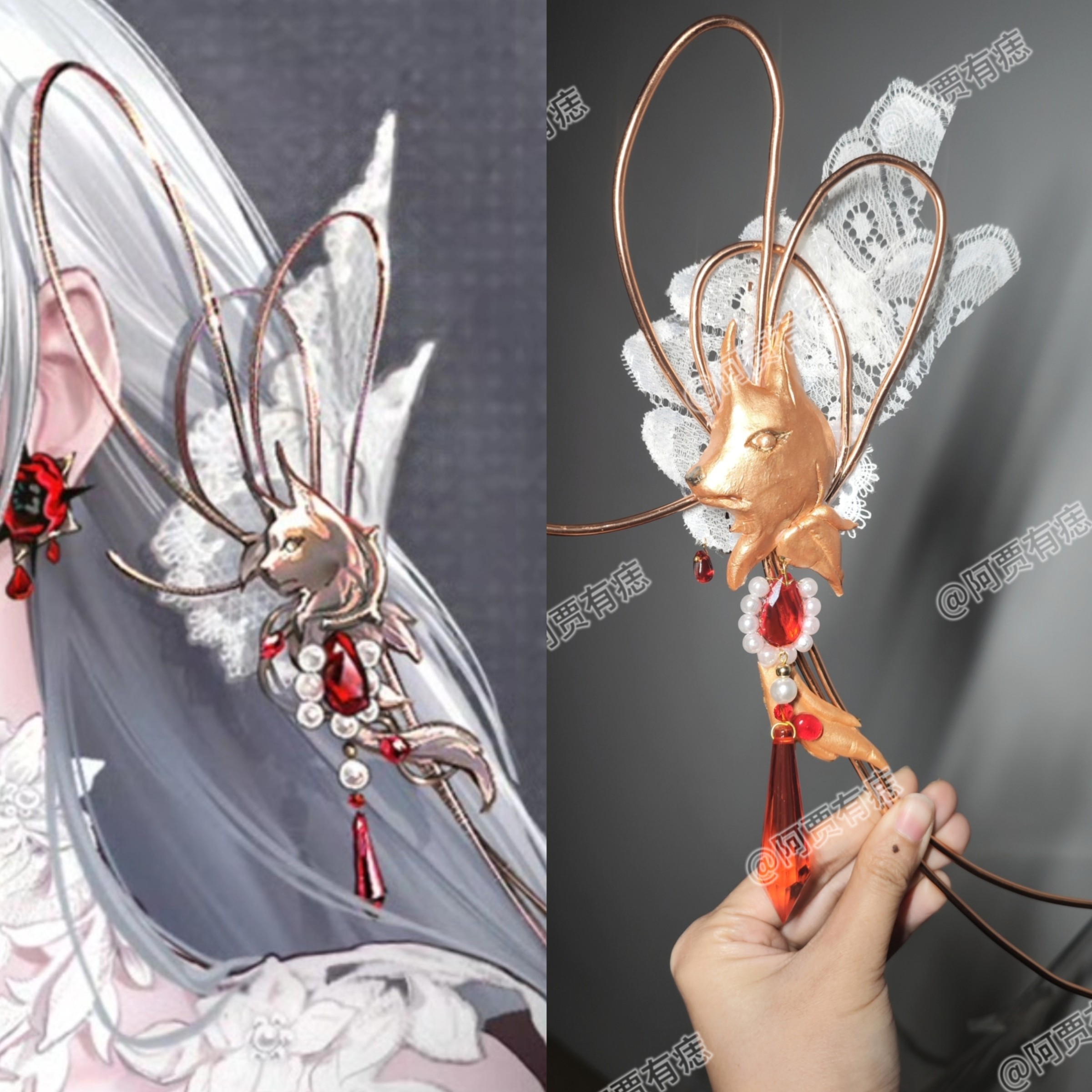 无期迷途可可莉克发夹耳钉套装