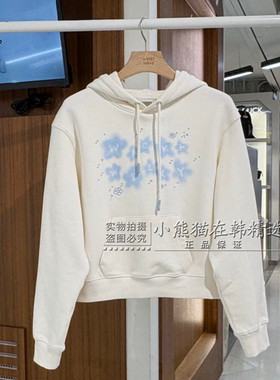 Wacky willy火柴人专柜正品春夏新款字母晕染连帽卫衣WA2601HD61