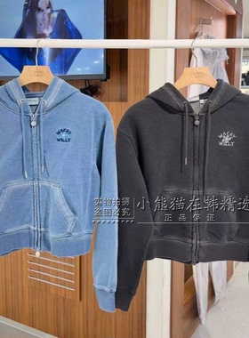 Wacky willy火柴人专柜正品春夏新款复古水洗连帽外套WA2601HZ52