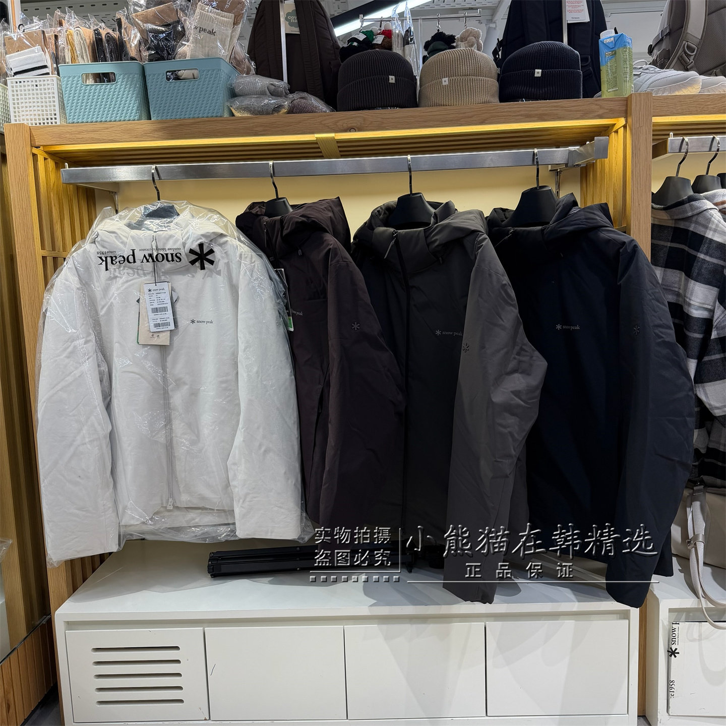 Snowpeak雪峰正品秋冬新款情侣款户外连帽冲锋衣羽绒服S26WUTDJ32
