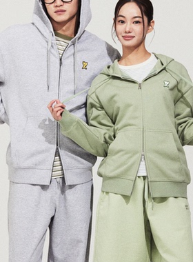 Wacky willy火柴人专柜正品春夏新款简约连帽卫衣外套WA2601HZ01