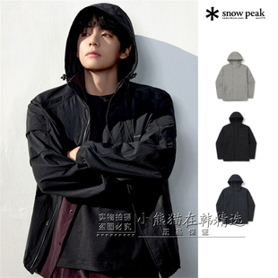 时尚 连帽冲锋衣防风防水外套S26MMRWB62 春夏新款 Snowpeak雪峰正品