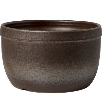 金属釉手工热植块根陶瓷盆