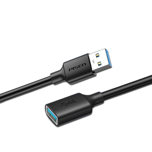 品胜USB3.0延长线公转母U盘鼠标键盘无线网卡打印机笔记本电脑1/2/3米usb延长线高速转接typec接口数据线加长