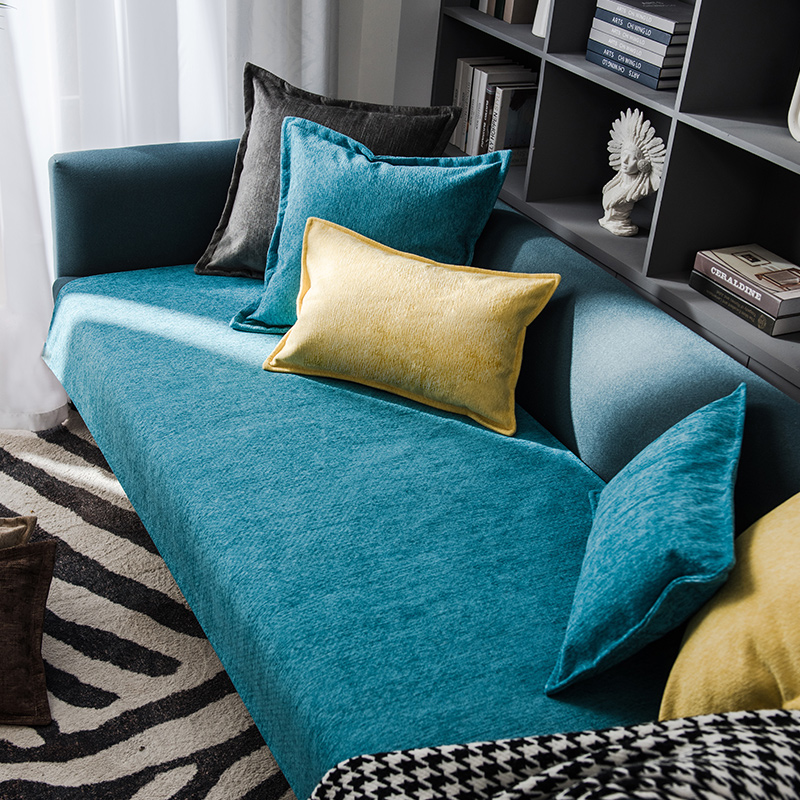 四季通用防滑高档雪尼尔沙发套罩