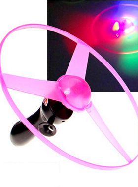 拉线飞碟 发光飞碟 UFO大号飞盘 拉线儿童闪光玩具 闪光飞盘厂家