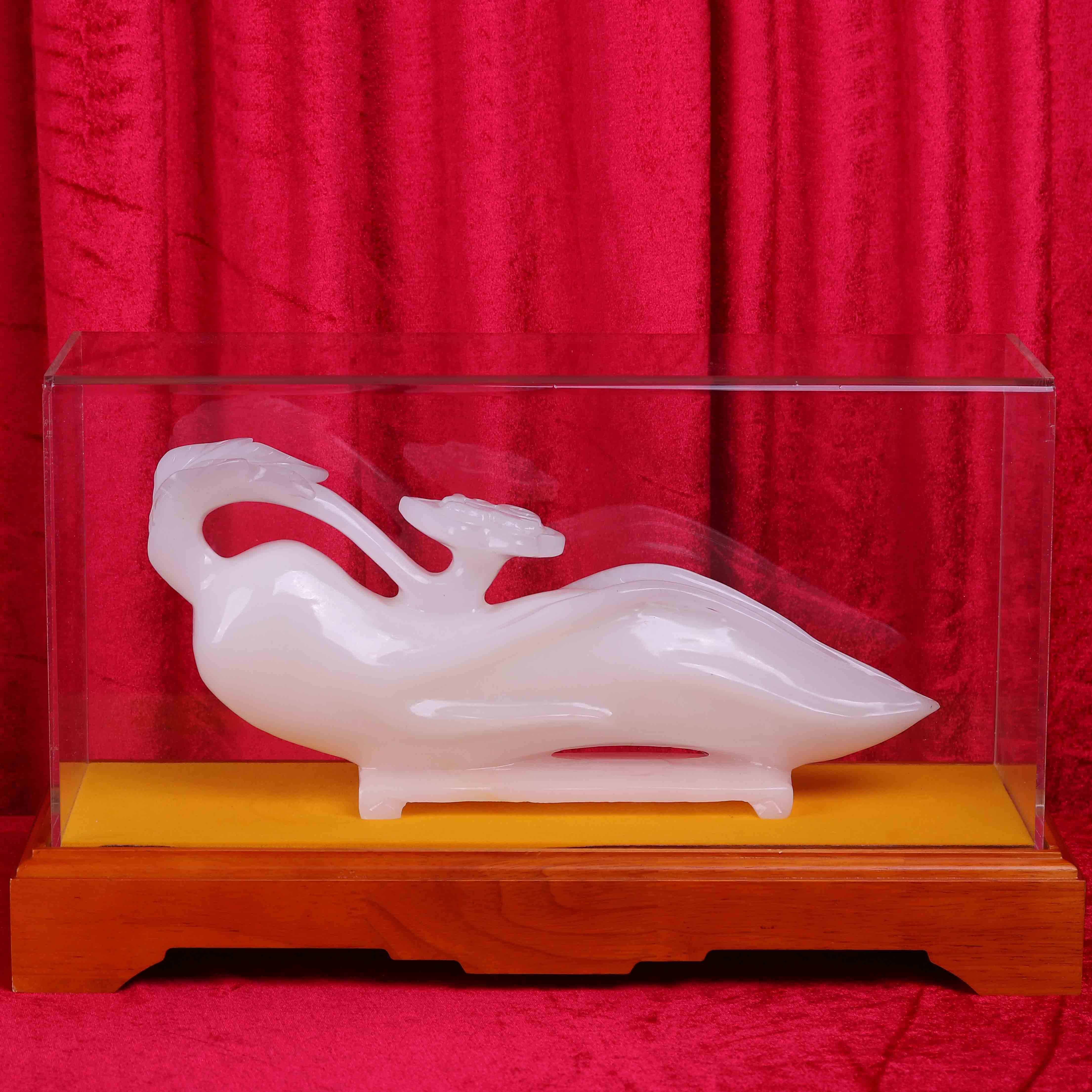 玉如意摆件 天然玉石人生如意家居装饰新房搬家礼物 乔迁新居礼品