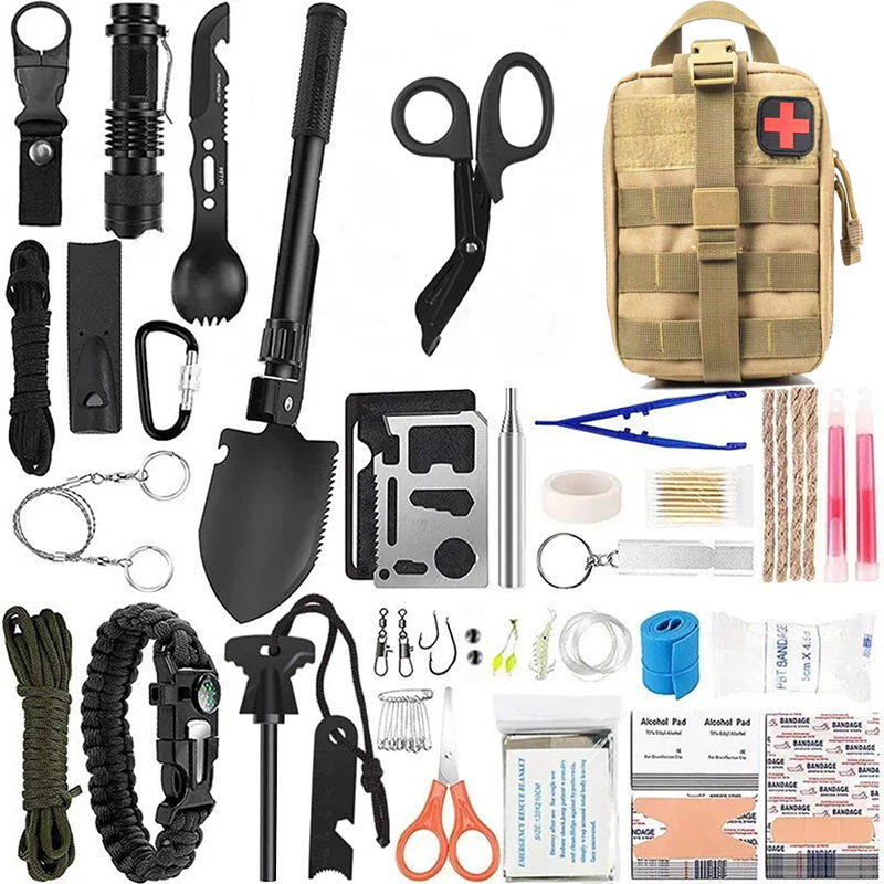 地震防灾包战术急救包求生工具套装野外生存应急野营edc露营装备