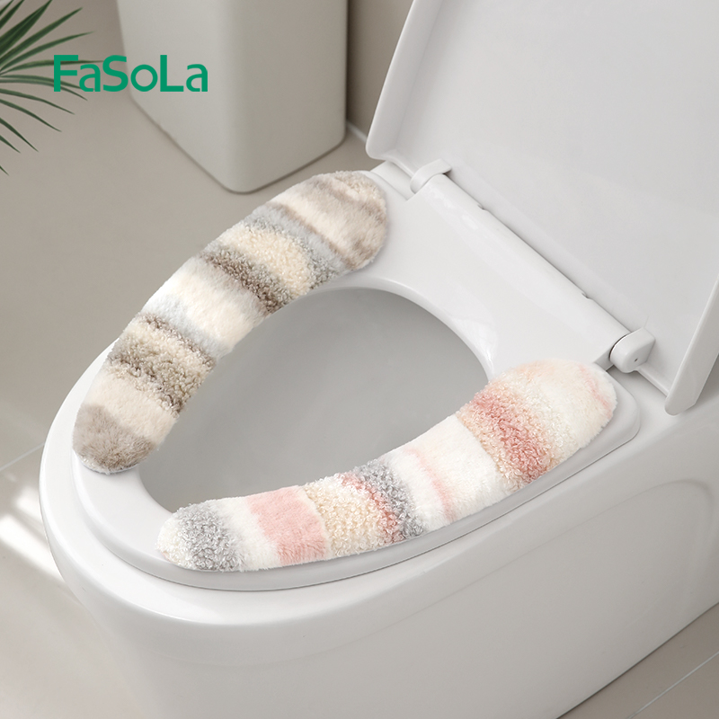FaSoLa冬季毛绒马桶垫坐便器家用