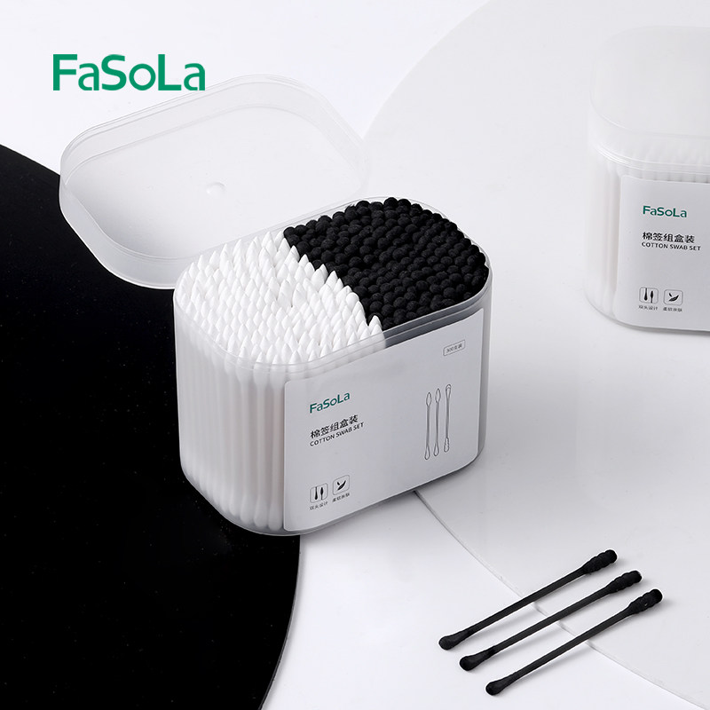 fasola一次性细尖小头清洁棉棒图片