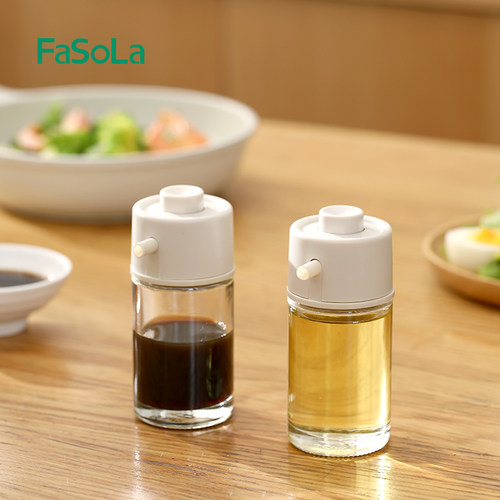 FaSoLa玻璃日式防漏控油瓶