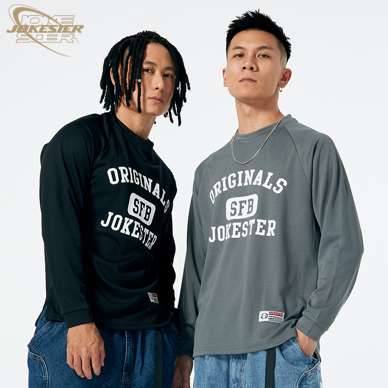 jokester长袖原创设计透气速干