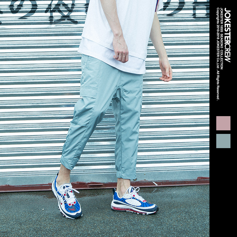 jokester纯色原创束脚裤