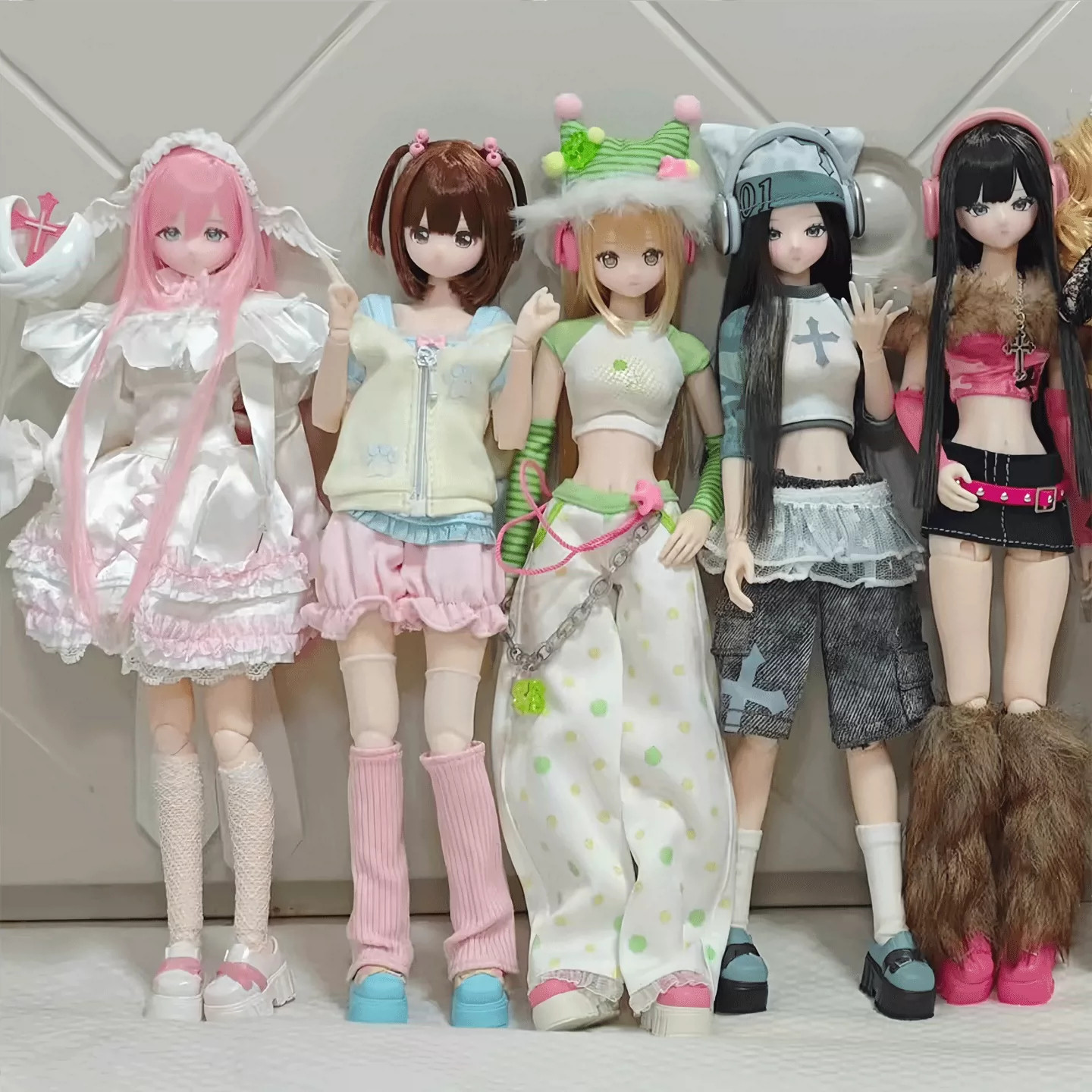 【现货】混合天使系列特六植发bjd可动人偶盲盒桌面摆件潮玩周边