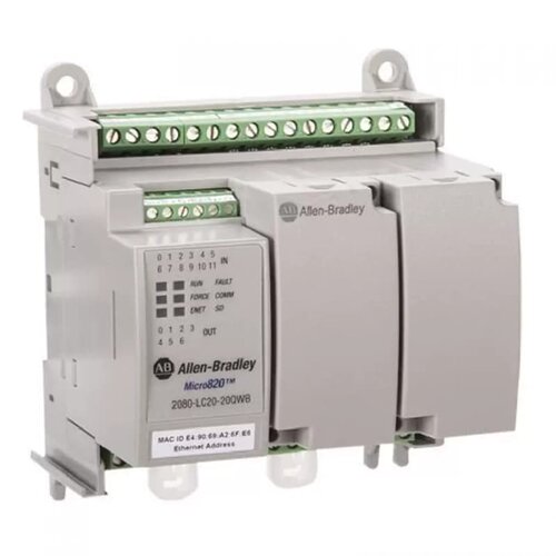 议价2080-LC20-20QWB罗克韦尔AB全新未拆封控制器2080LC2020QWB有