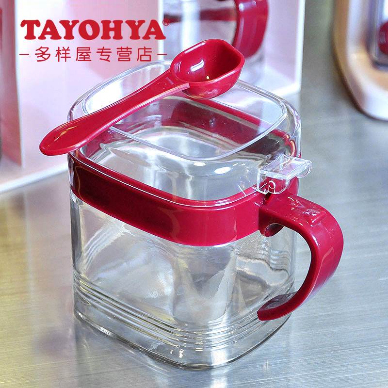 TAYOHYA多样屋Passion玻璃单只调味盒厨房调味罐调味盒盐罐带小勺-封面