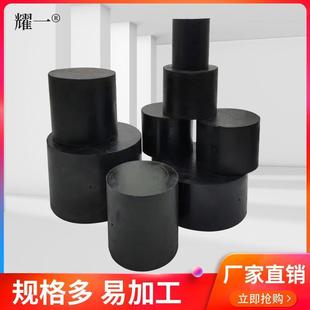 橡胶棒实心硬黑色减震橡胶棒 实心圆形橡胶垫块 减震垫块橡胶缓冲