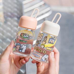 超小迷你玻璃杯小号便携水瓶150ml细杯子200毫升一口100ml水杯