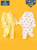 Детская пижама, хлопковый комплект, детское нижнее белье для девочек, термобелье, коллекция 2022