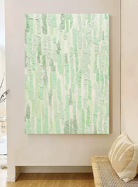 SYMT.ART手绘油画《楼兰》简约手工抽象侘寂风客厅装饰画玄关挂画