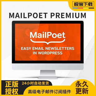 MailPoet Premium插件 WordPress电子邮件订阅营销邮件制作发送
