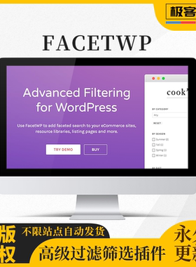FacetWP Wordpress高级条件筛选过滤选择器插件原版激活