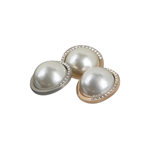 金属珍珠纽扣扣子大衣风衣皮毛大衣珍珠扣针织衫扣子开衫裙子扣子