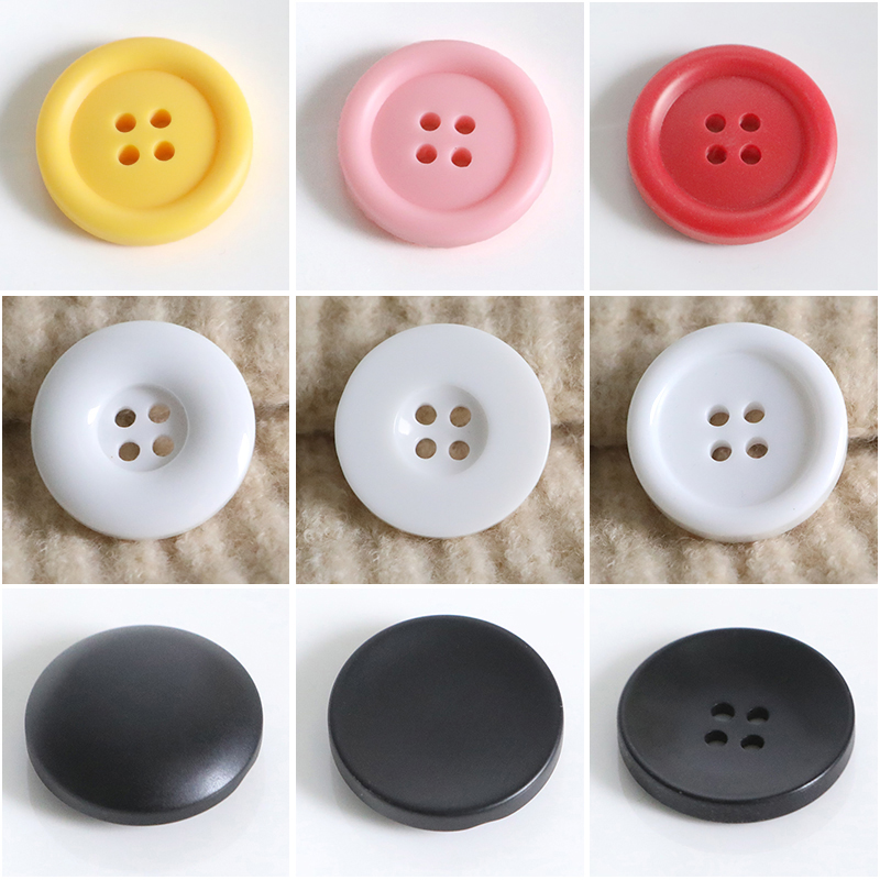 经典树脂黑色彩色纽扣毛呢大衣风衣扣西服裤子马甲睡衣纽扣扣子