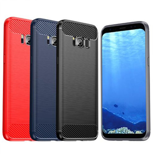 适用三星S8+|SM-S9550FD/I/M/U/B拉丝软硅胶防摔全包手机壳保护套