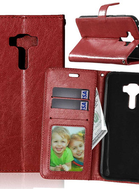 华硕Zenfone 3灵智ZE552KL|Z012DA|DE钱包软胶手机壳翻盖保护皮套