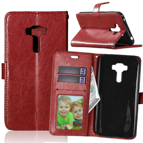 华硕Zenfone 3灵智ZE552KL|Z012DA|DE钱包软胶手机壳翻盖保护皮套