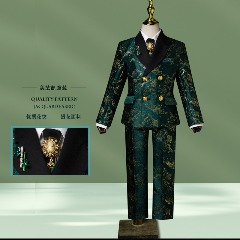 男童礼服套装件表演礼服