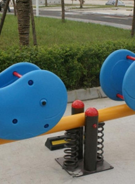 湖南卡通跷跷板哪有卖户外儿童游乐设施工厂店弹簧摇马翘翘板价格