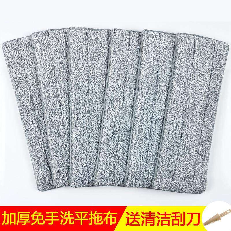 博生免手洗板拖把替换布加厚通用图片