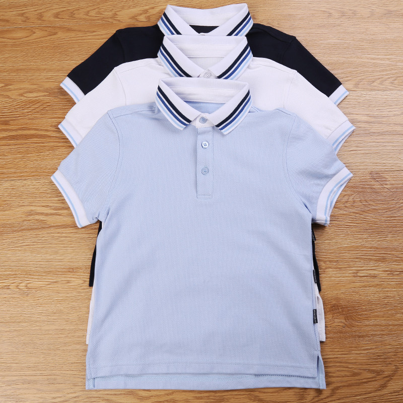 儿童POLO衫校服短袖T恤夏装