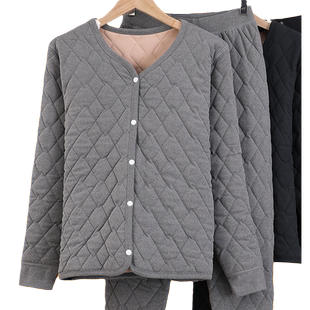 青少年校服校裤内胆神器三层夹棉保暖棉衣内搭袄子男士套头棉服