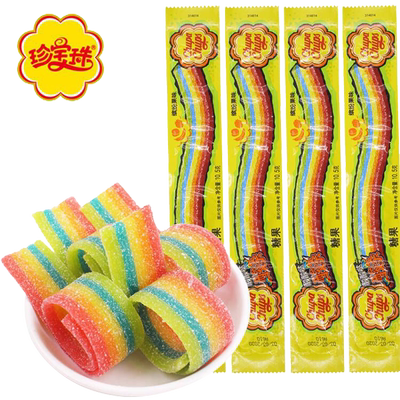 阿尔卑斯珍宝珠酸条彩虹软糖